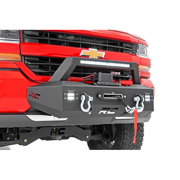 BUMPER KIT DE MONTAJE Rough Country DE WINCHE EXO - CHEVY SILVERADO 1500 2WD / 4WD (2007-2018)