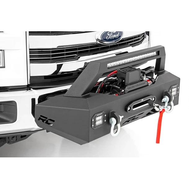 FRONT BUMPER PARAGOLPES DELANTERO Rough Country PARA WINCHE - FORD F150 2009-24