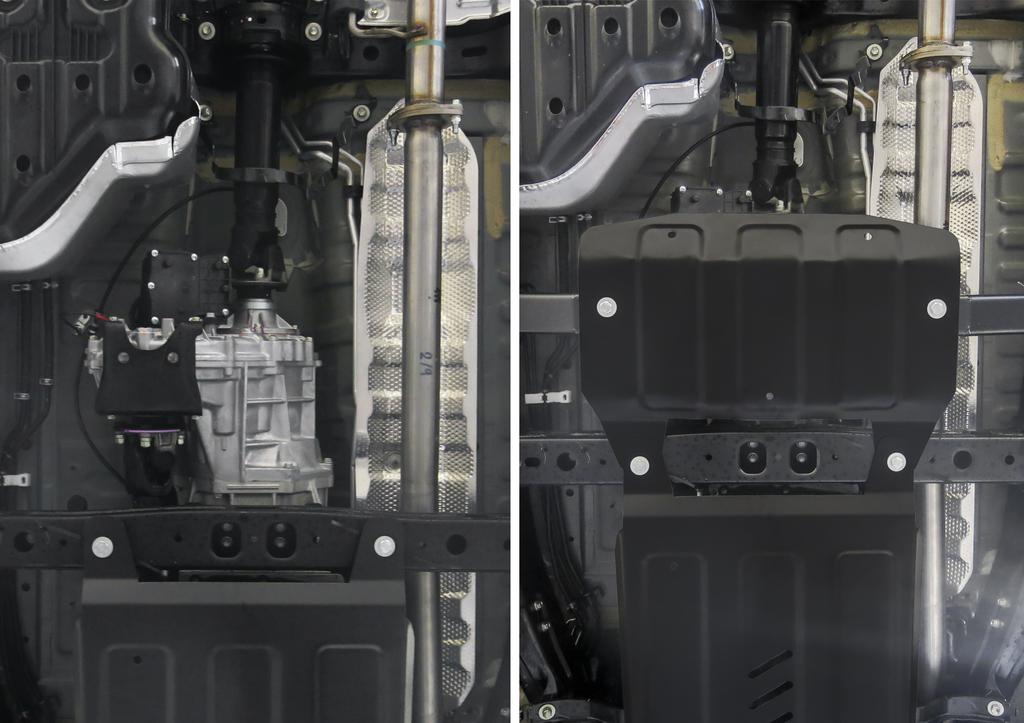 PACK DE SKID PLATE (3 PLACAS DE ACERO 3mm) RIVAL TOYOTA FORTUNER 2016+
