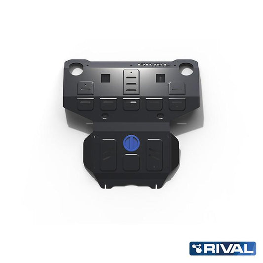 PACK DE SKID PLATE (3 PLACAS DE ACERO 3mm) RIVAL TOYOTA HILUX 2023+