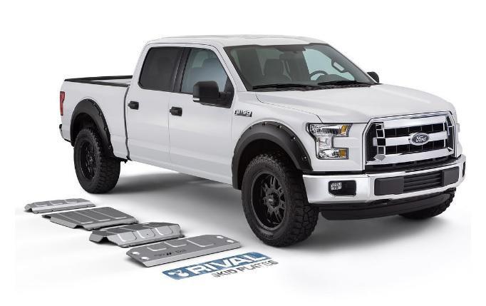 PACK DE SKID PLATE (4 PLACAS DE ACERO 3mm) RIVAL FORD F-150 2014+