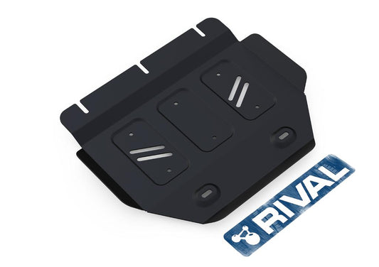 PACK DE SKID PLATE (4 PLACAS DE ACERO 3mm) RIVAL MITSUBISHI MONTERO SPORT 2005-2015 - MITSUBISHI L200 2005-2015