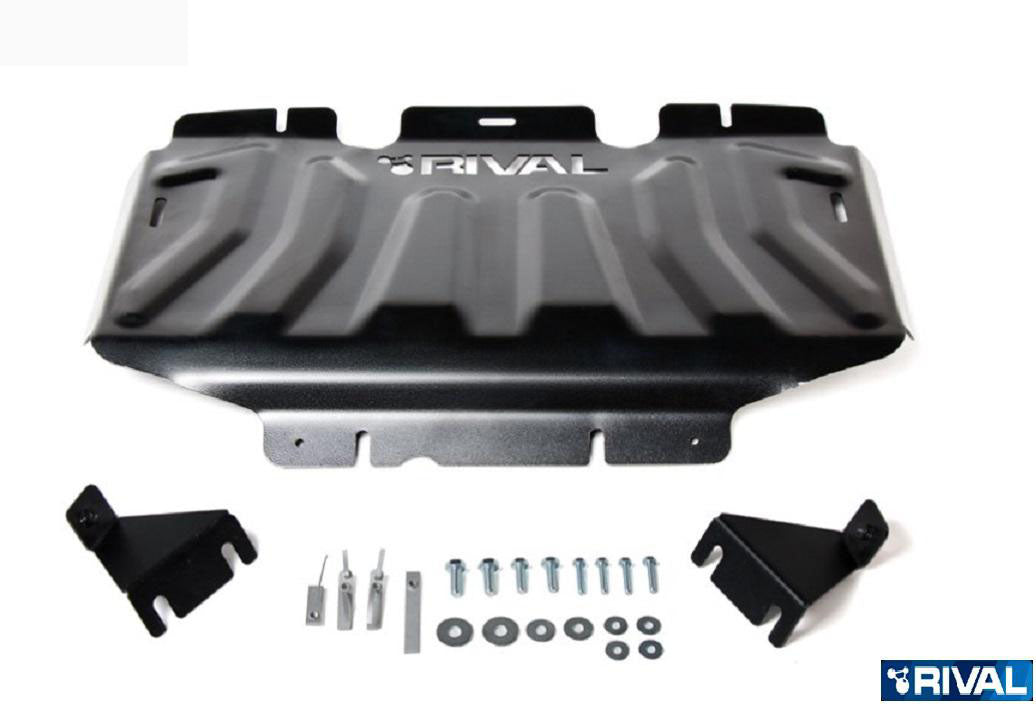 PACK DE SKID PLATE (3 PLACAS DE ACERO 3mm) RIVAL NISSAN PATHFINDER 1996-2004