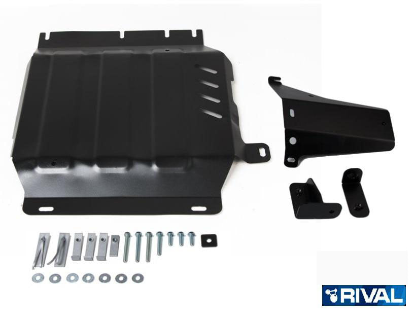 PACK DE SKID PLATE (3 PLACAS DE ACERO 3mm) RIVAL NISSAN PATHFINDER 1996-2004