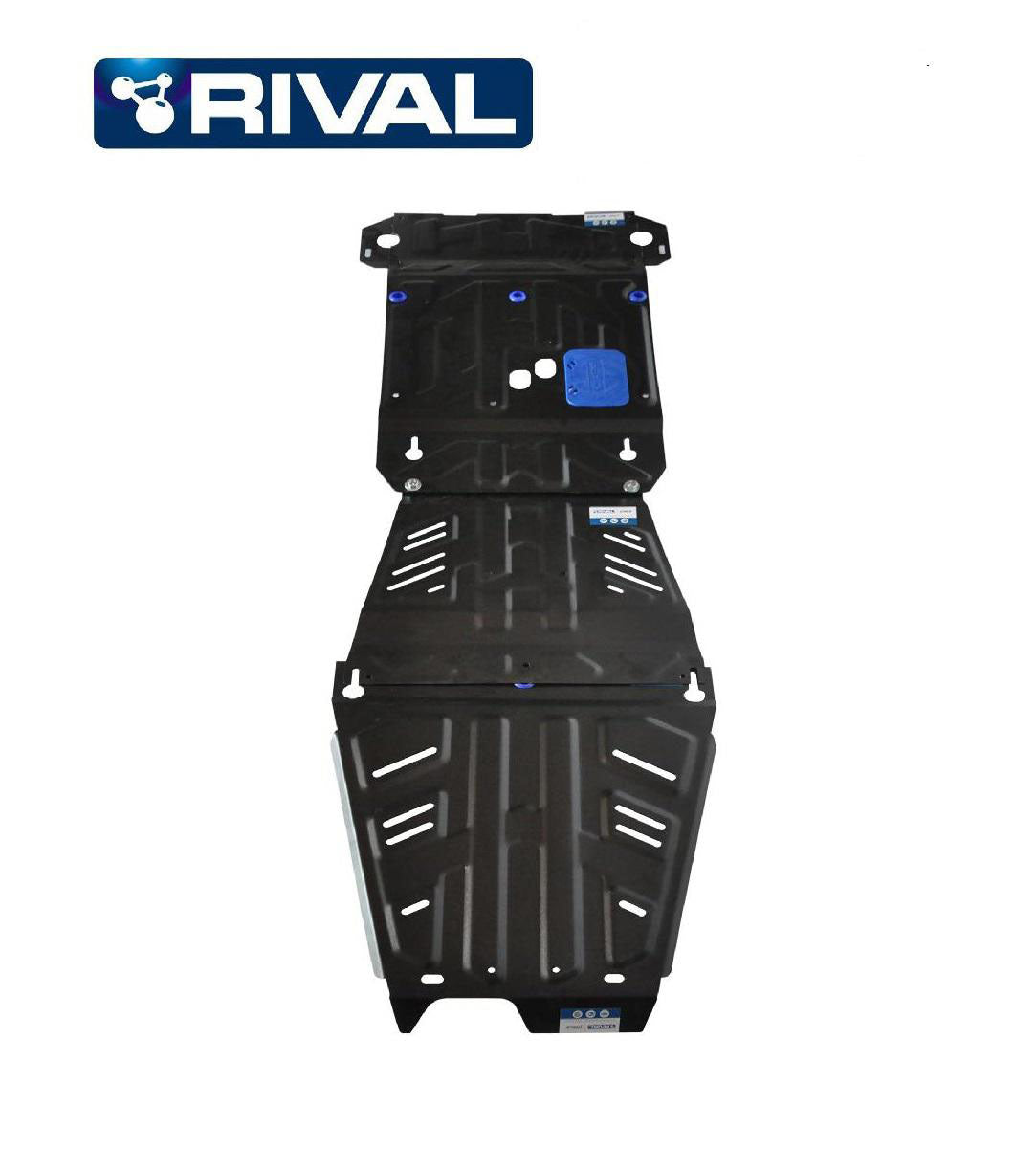 PACK DE SKID PLATE (3 PLACAS DE ACERO 3mm) RIVAL SUZUKI GRAND VITARA 2005+ - SUZUKI GRAND NOMADE 2005+