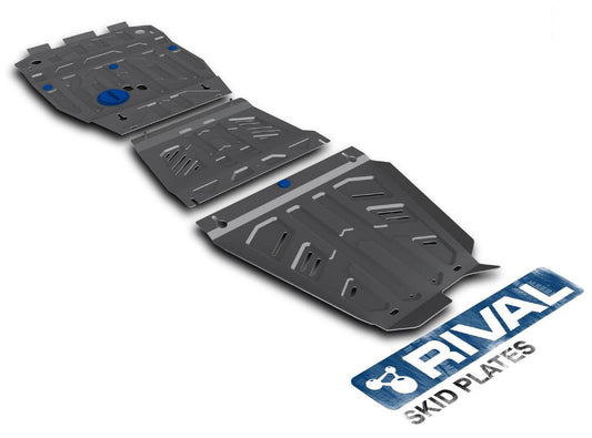 PACK DE SKID PLATE (3 PLACAS DE ACERO 3mm) RIVAL SUZUKI GRAND VITARA 2005+ - SUZUKI GRAND NOMADE 2005+