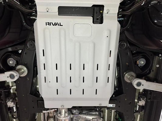 SKID PLATE DE ALUMINIO 6MM RIVAL CHEVROLET SILVERADO 2019-2024 - CHEVROLET TAHOE 2021-2024 - CADILLAC ESCALADE 2020-2024 - GMC YUKON 2021+ - GMC SIERRA 2019-2024