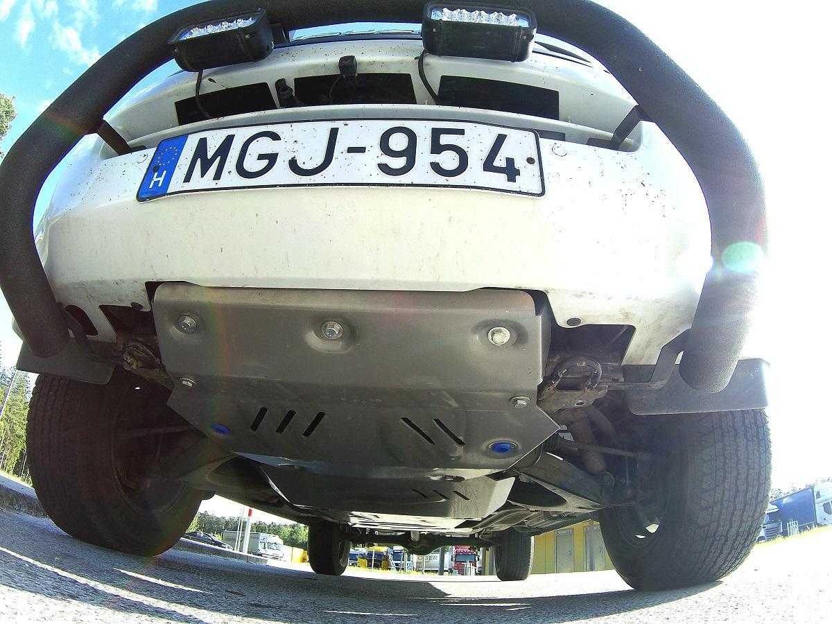 PACK DE SKID PLATE (4 PLACAS DE ACERO 3mm) RIVAL CHEVROLET D-MAX 2014