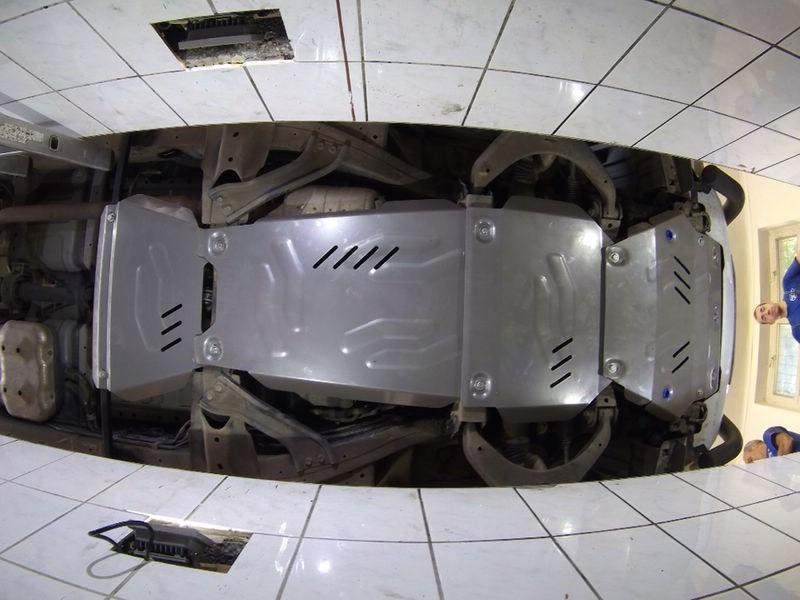 PACK DE SKID PLATE (4 PLACAS DE ACERO 3mm) RIVAL CHEVROLET D-MAX 2014