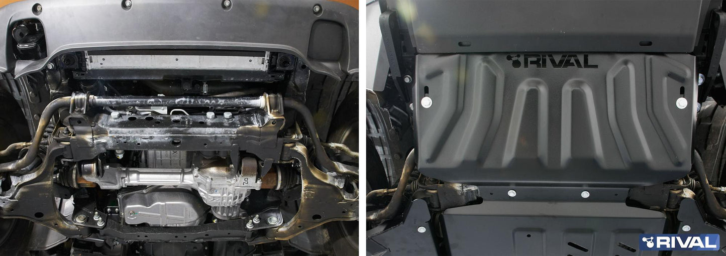 PROTECCIÓN INFERIOR RADIADOR/MOTOR RIVAL NISSAN NP300 - RENAULT ALASKAN - MERCEDES BENZ X-CLASS