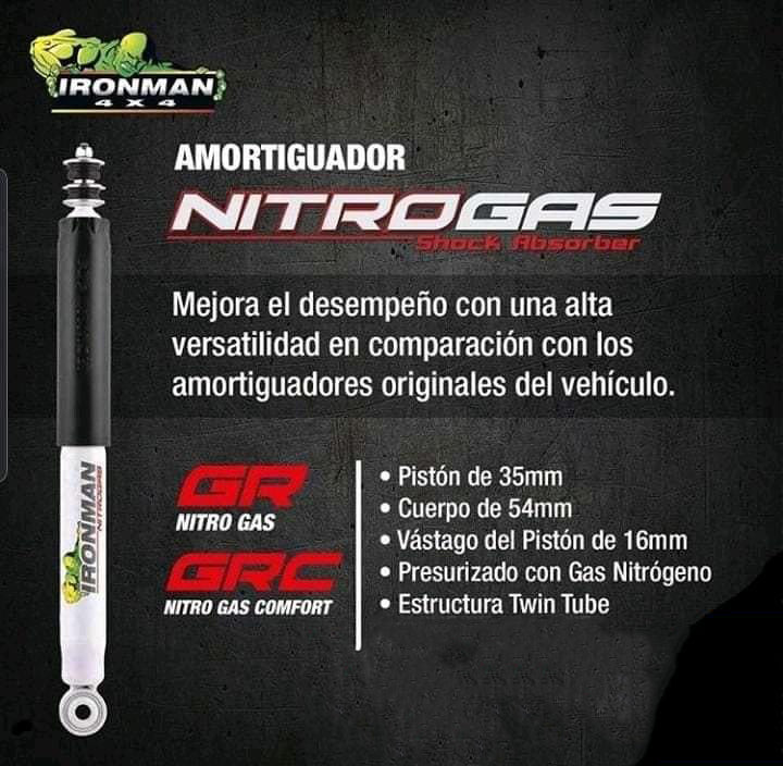 KIT DE SUSPENSIÓN NITROGAS (COMPLETA) - JEEP CHEROKEE LIBERTY KJ 2001-2006