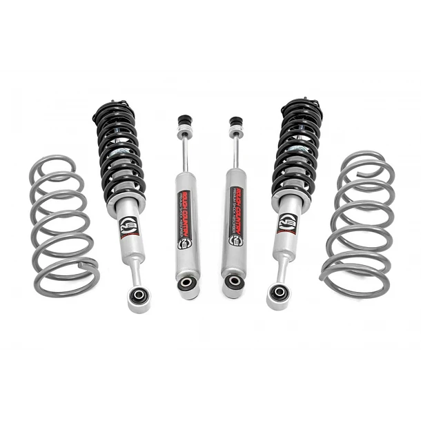 KIT DE SUSPENSION DE 3 ROUGH COUNTRY COILOVER - TOYOTA 4RUNNER 2WD / 4WD (2003-2022) FJ 07-13