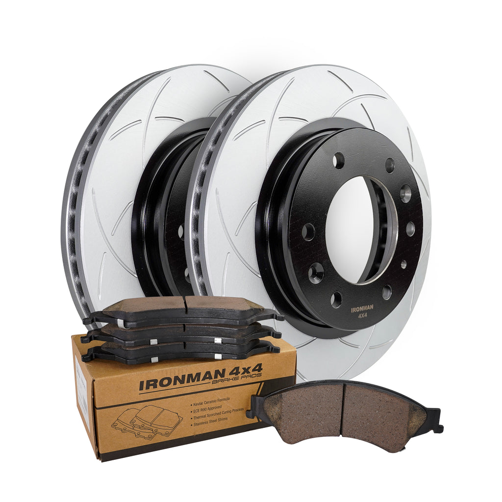KIT DE FRENO (DELANTERO) IRONMAN4X4 - TOYOTA HILUX GEN 7 - GEN 8 - TACOMA - FJ CRUISER PRADO - PRADO SERIE 150 - SERIE 120