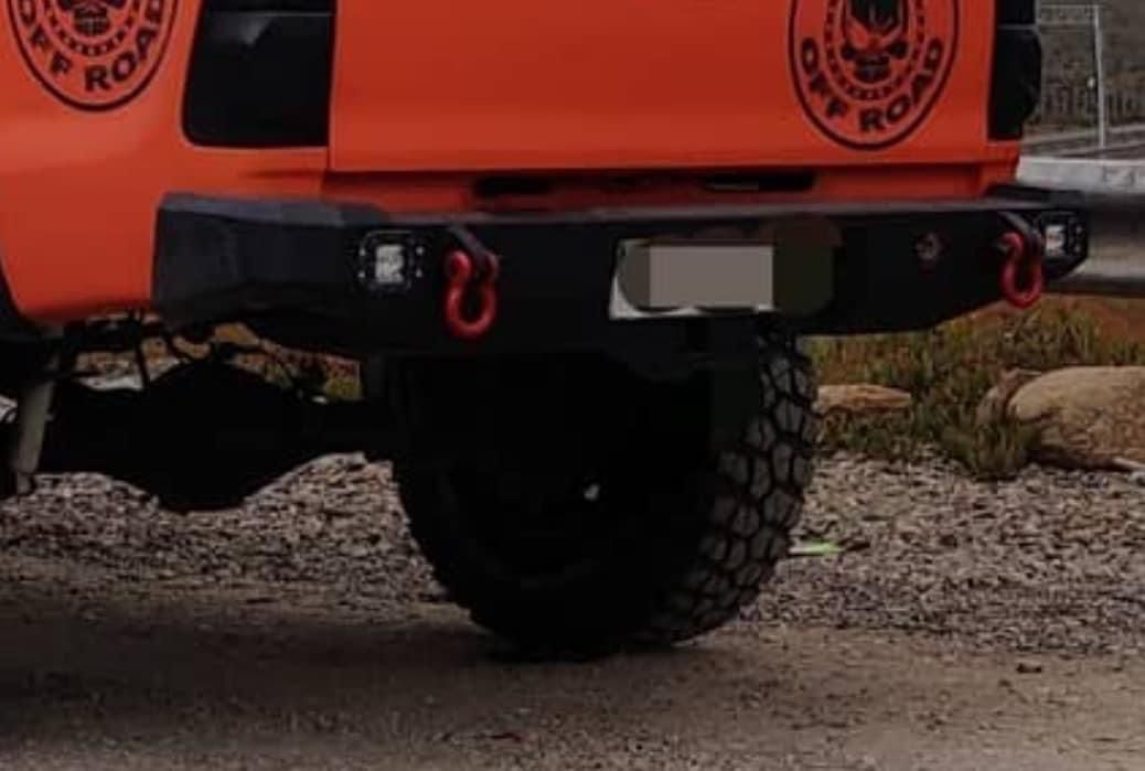 BUMPER PAR DELANTERO Y TRASERO SKULL OFF ROAD - TOYOTA HILUX VIGO 2012-2015