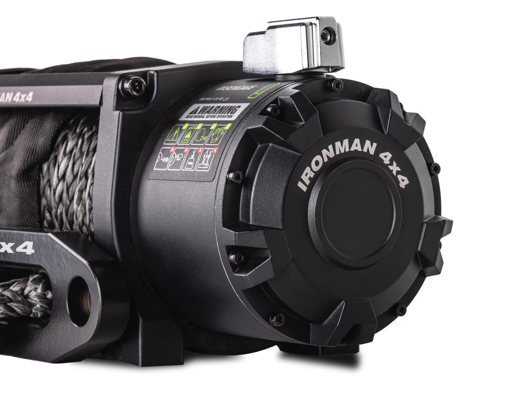 WINCH FRONTIER - DE 12000LB CON PIOLA SINTETICA IRONMAN4X4