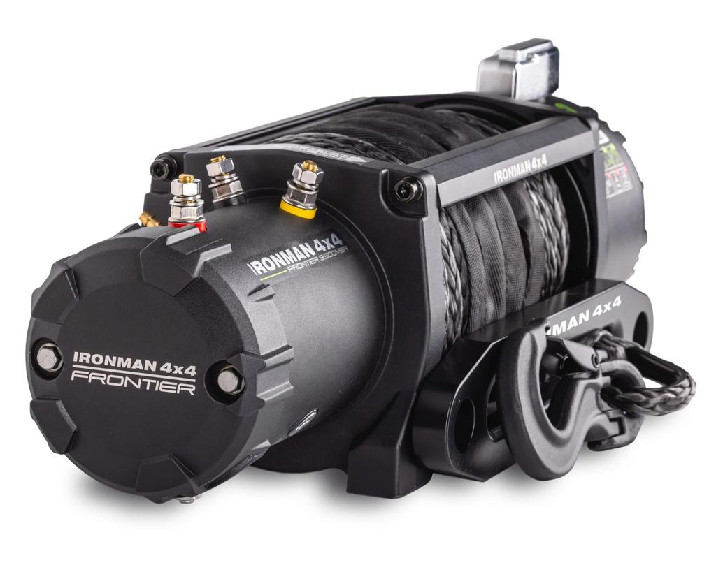 WINCH FRONTIER - DE 9500LB CON PIOLA SINTETICA IRONMAN4X4