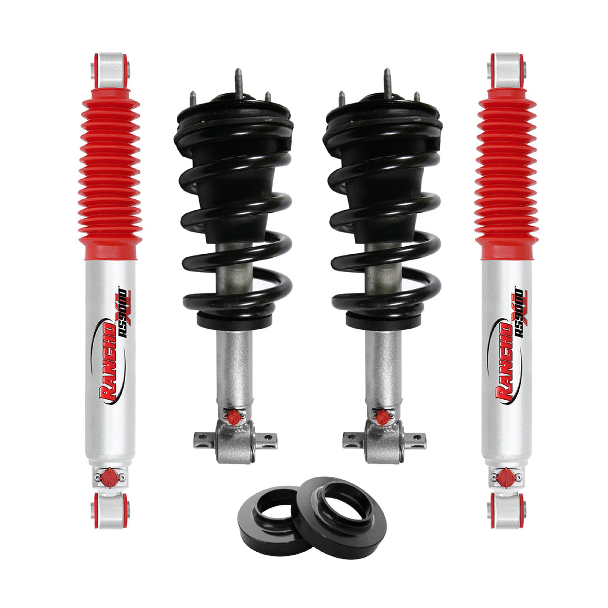 SUSPENSION CHEVROLET SILVERADO TRAILBOSS 2020+ KIT CON LEVANTE CON ESPIRALES