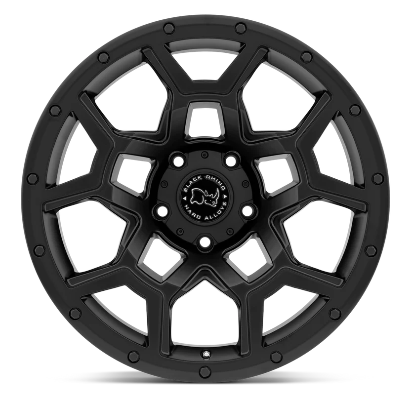 17X8.0 5X120/35 Black Rhino Overland Matte Black