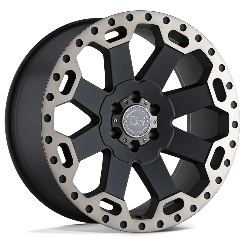 17X8.0 5X120/35 Black Rhino Warlord Matte Gunmetal