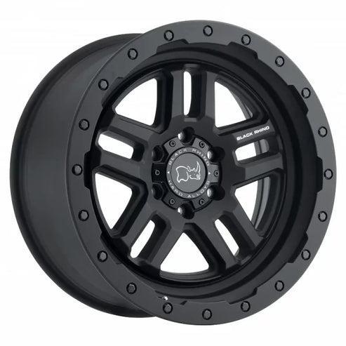 20X9.5 6X135/12 Black Rhino Barstow Matte Black
