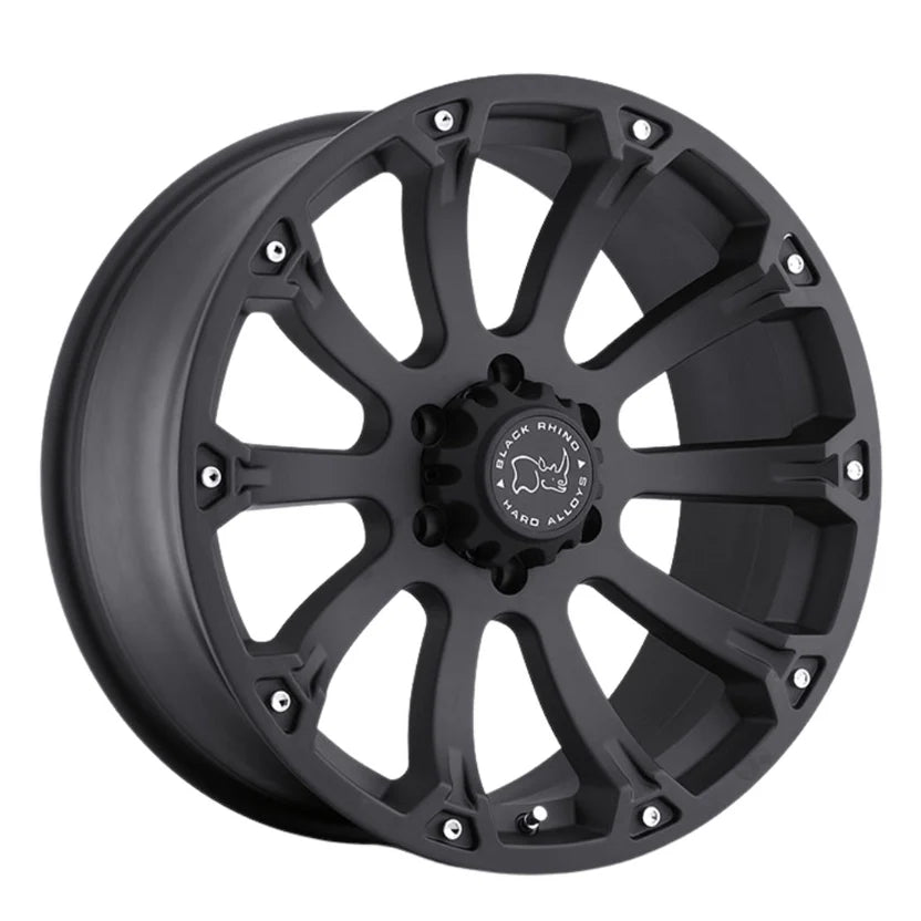 20X9.0 6X135/12 Black Rhino Sidewinder Matte Black
