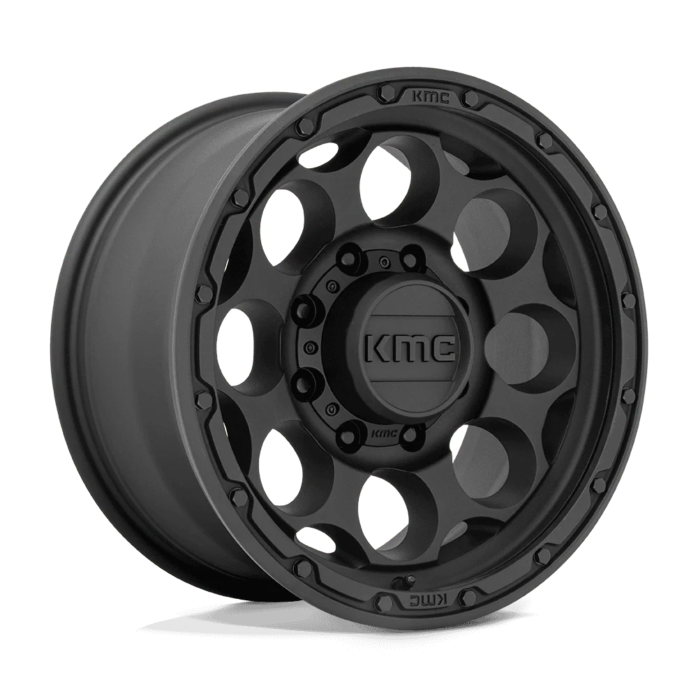 17X9.0 5X127/-12 Kmc Dirty Harry Textured Black Cb71,5