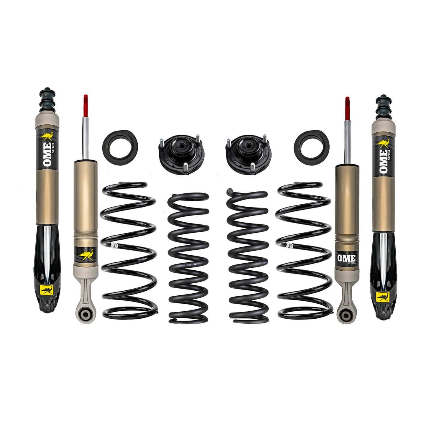 SUSPENSION KITS MT64 ( 4 AMORT. + 2 ESPIRALES ) OLD MAN EMU TOYOTA 4RUNNER / PRADO NEW (2025+)