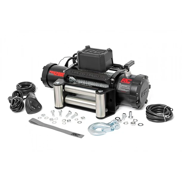 WINCHE 12000 ROUGH COUNTRY PIOLA METALICA