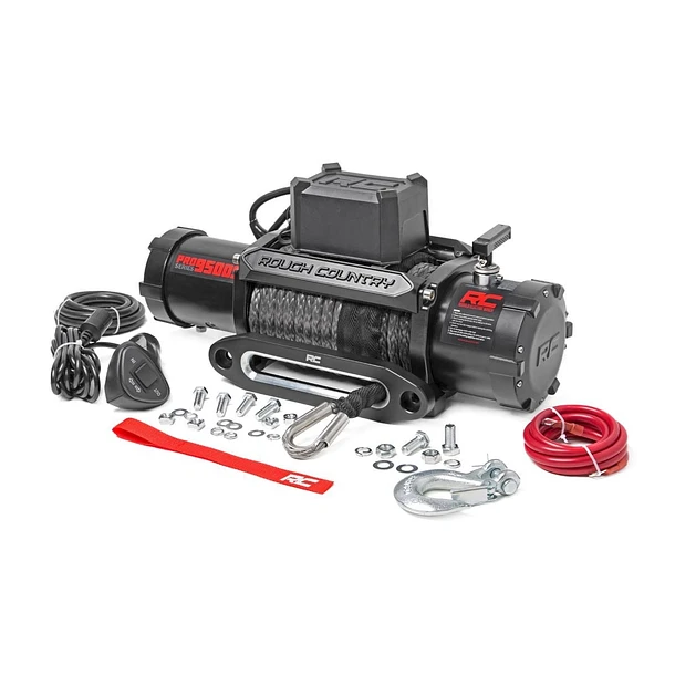 Winche Rough Country 9.500 LBS Sintético