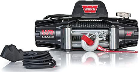 WINCHE WARN VR EVO 12 PIOLA DE ACERO