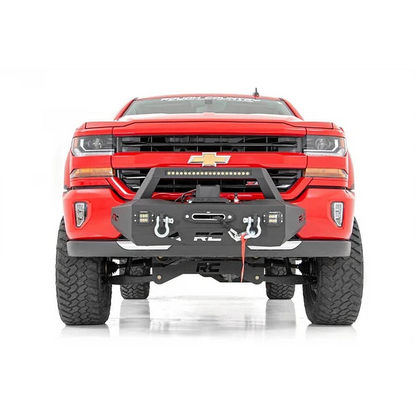 BUMPER KIT DE MONTAJE Rough Country DE WINCHE EXO - CHEVY SILVERADO 1500 2WD / 4WD (2007-2018)
