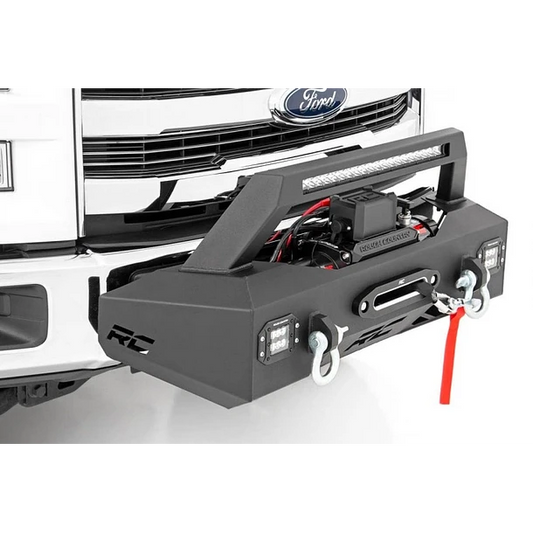 FRONT BUMPER PARAGOLPES DELANTERO Rough Country PARA WINCHE - FORD F150 2009-24