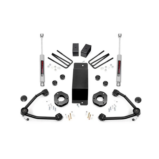 Kit de Levante 3.5 Con Bandeja Rough Country - Chevrolet Silverado 2007+