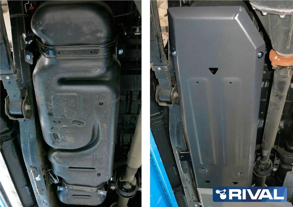PROTECCION INFERIOR ESTANQUE RIVAL TOYOTA HILUX REVO 2015+