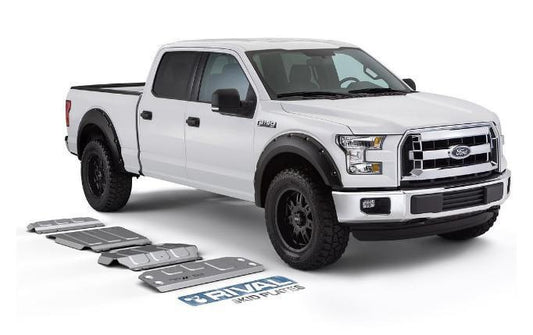 PACK DE SKID PLATE (4 PLACAS DE ACERO 3mm) RIVAL FORD F-150 2014+