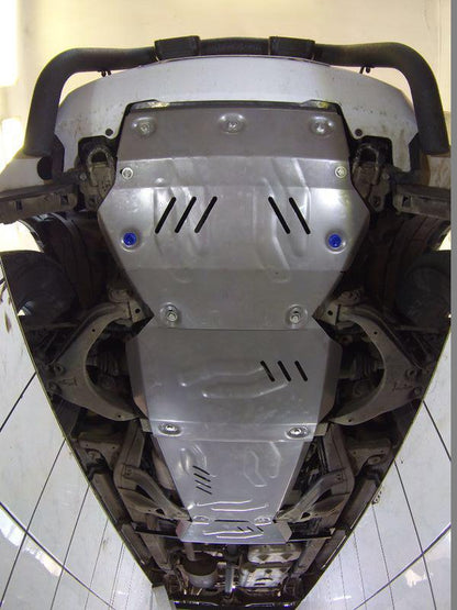 PACK DE SKID PLATE (4 PLACAS DE ACERO 3mm) RIVAL CHEVROLET D-MAX 2015+