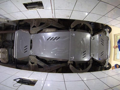 PACK DE SKID PLATE (4 PLACAS DE ACERO 3mm) RIVAL CHEVROLET D-MAX 2015+