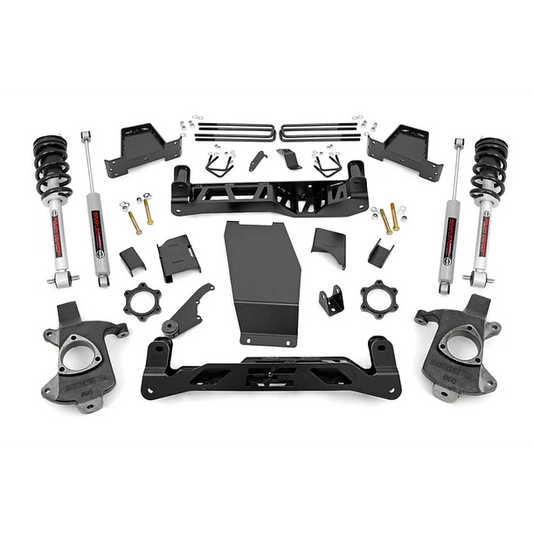 KIT DE SUSPENSION DE 6 PULGADAS ROUGH COUNTRY - CHEVY SILVERADO / GMC 1500 (14-17)