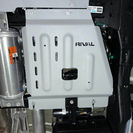 SKID PLATE DE ALUMINIO 6MM RIVAL CHEVROLET SILVERADO 2019-2024 - CHEVROLET TAHOE 2021-2024 - CADILLAC ESCALADE 2020-2024 - GMC YUKON 2021+ - GMC SIERRA 2019-2024