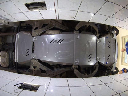 PACK DE SKID PLATE (4 PLACAS DE ACERO 3mm) RIVAL CHEVROLET D-MAX 2014