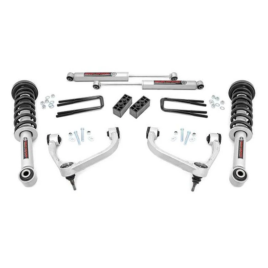 KIT DE SUSPENSION COILOVER 3 Rough Country  CON BANDEJAS - FORD F150 2009-13