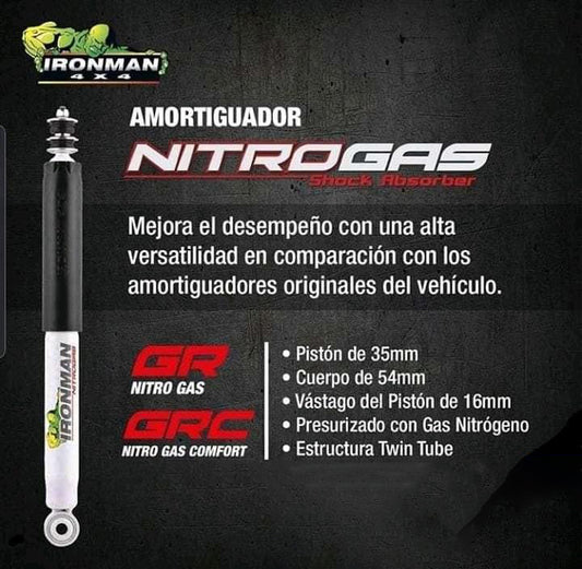 KIT DE SUSPENSIÓN NITROGAS (COMPLETA) - NISSAN NP300 2015+ - NEW NAVARA