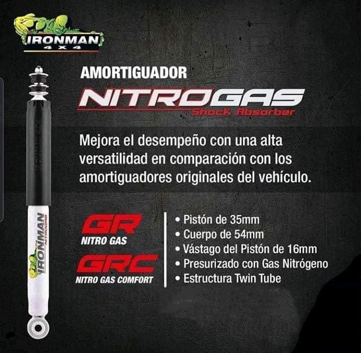 KIT DE SUSPENSIÓN NITROGAS (COMPLETA) - JEEP WRANGLER JK 2006+