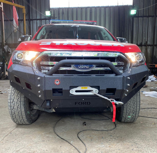 BUMPER PAR DELANTERO Y TRASERO SKULL OFF ROAD - FORD RANGER 2019+