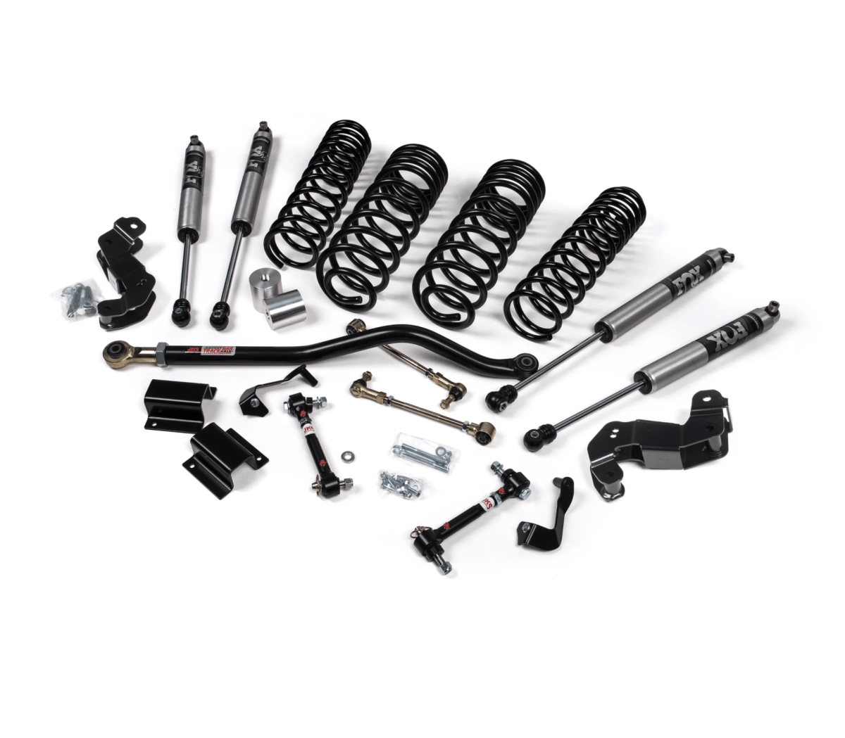 SUSPENSION JKS 3 FOX 2.0 KIT CON LEVANTE CON ESPIRALES