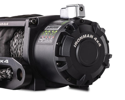 WINCH FRONTIER - DE 12000LB CON PIOLA SINTETICA IRONMAN4X4