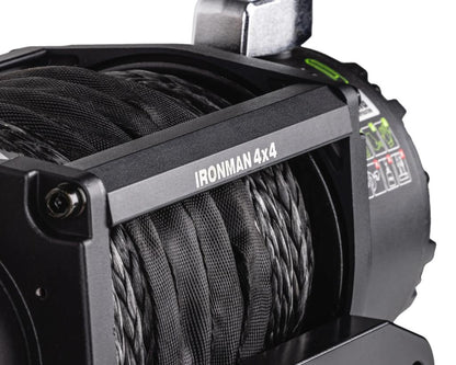 WINCH FRONTIER - DE 12000LB CON PIOLA SINTETICA IRONMAN4X4
