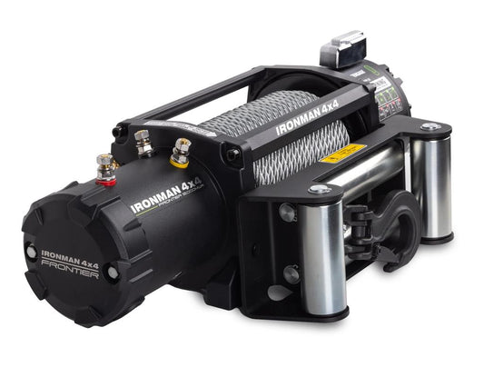 WINCH FRONTIER - DE 12000LB CON PIOLA DE ACERO IRONMAN4X4
