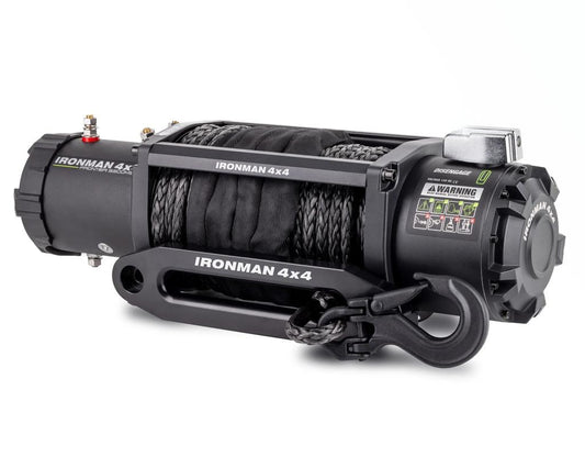 WINCH FRONTIER - DE 9500LB CON PIOLA SINTETICA IRONMAN4X4