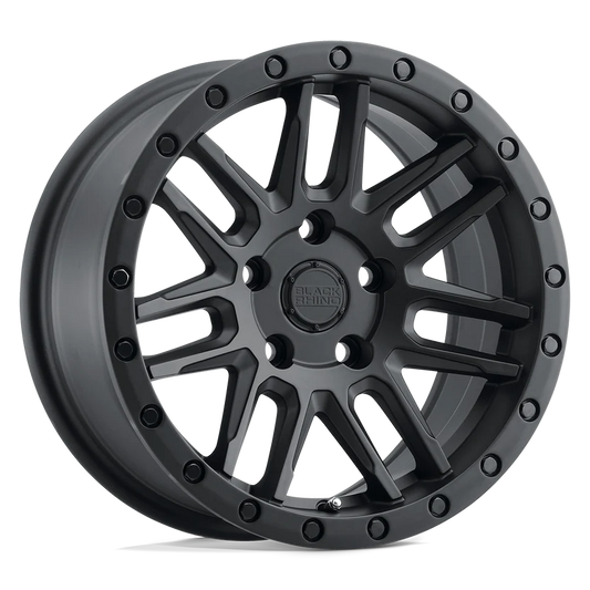 15X7.0 5X100/15 Black Rhino Arches Matte Black